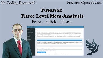 How to: 3 level Meta-Analysis - NO CODING & FREE
