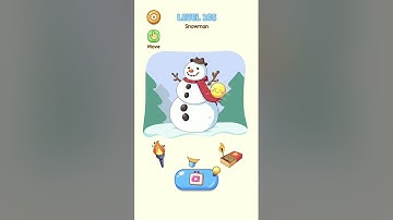 Naughty Puzzle Tricky Test Level 165 | Snowman | Android Gameplay #Shorts #Dop