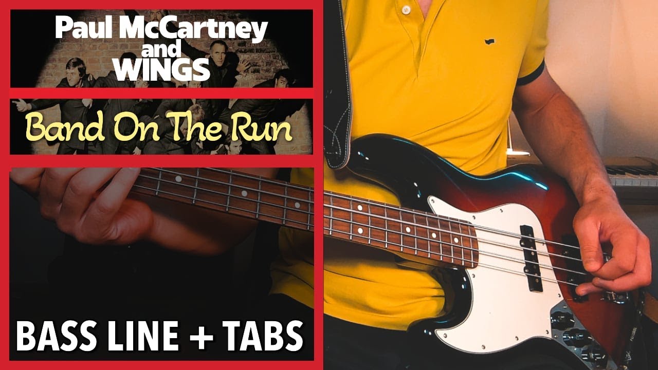 Paul McCartney & Wings - Band On The Run /// BASS LINE [Play Along Tabs]