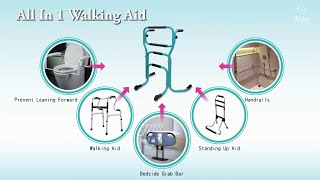 How to use CareWatch CW-300 3-in-1 Stand Assist Walker