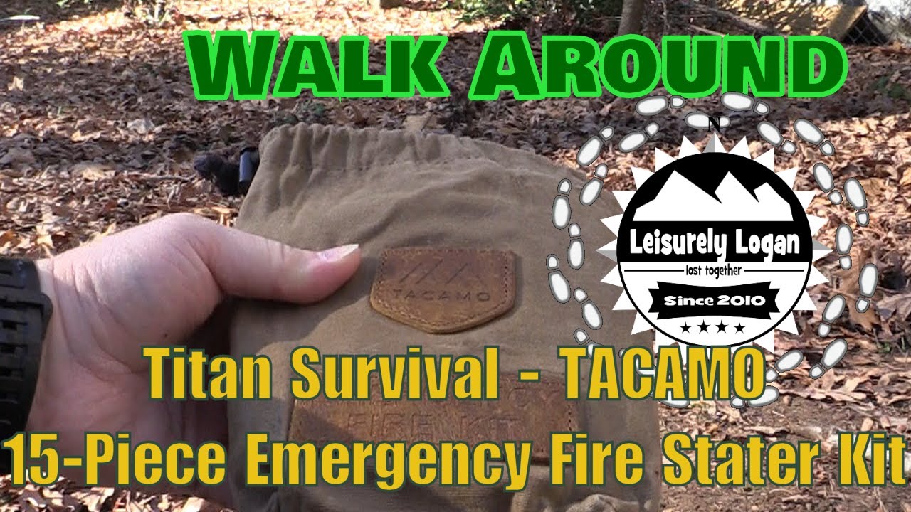 Walk Around Titan Survival TACAMO 15Piece Emergency Fire Kit YouTube