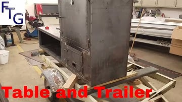 Insulated Reverse Flow BBQ Smoker Trailer Build Part 7
