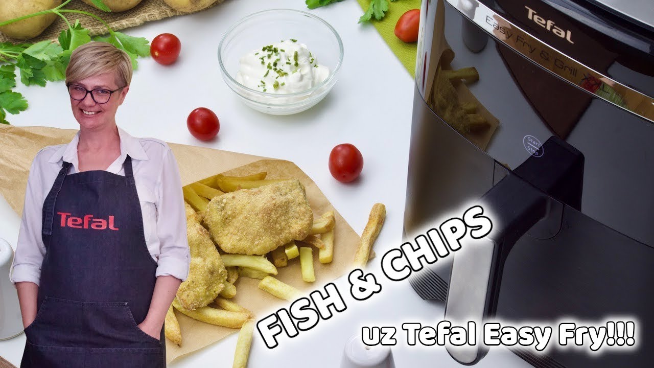 Brzi ručak:  Fish & chips uz Tefal Easy Fry • ReciPeci Sandre Gašparić