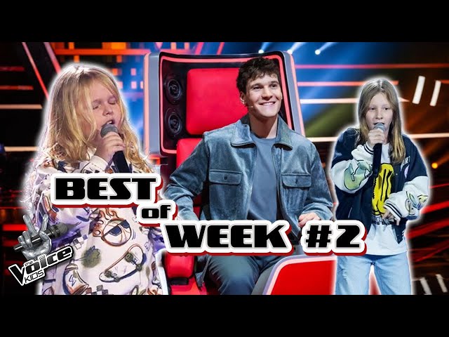 The BEST performances of Blind Auditions Week #2 | The Voice Kids 2024 class=