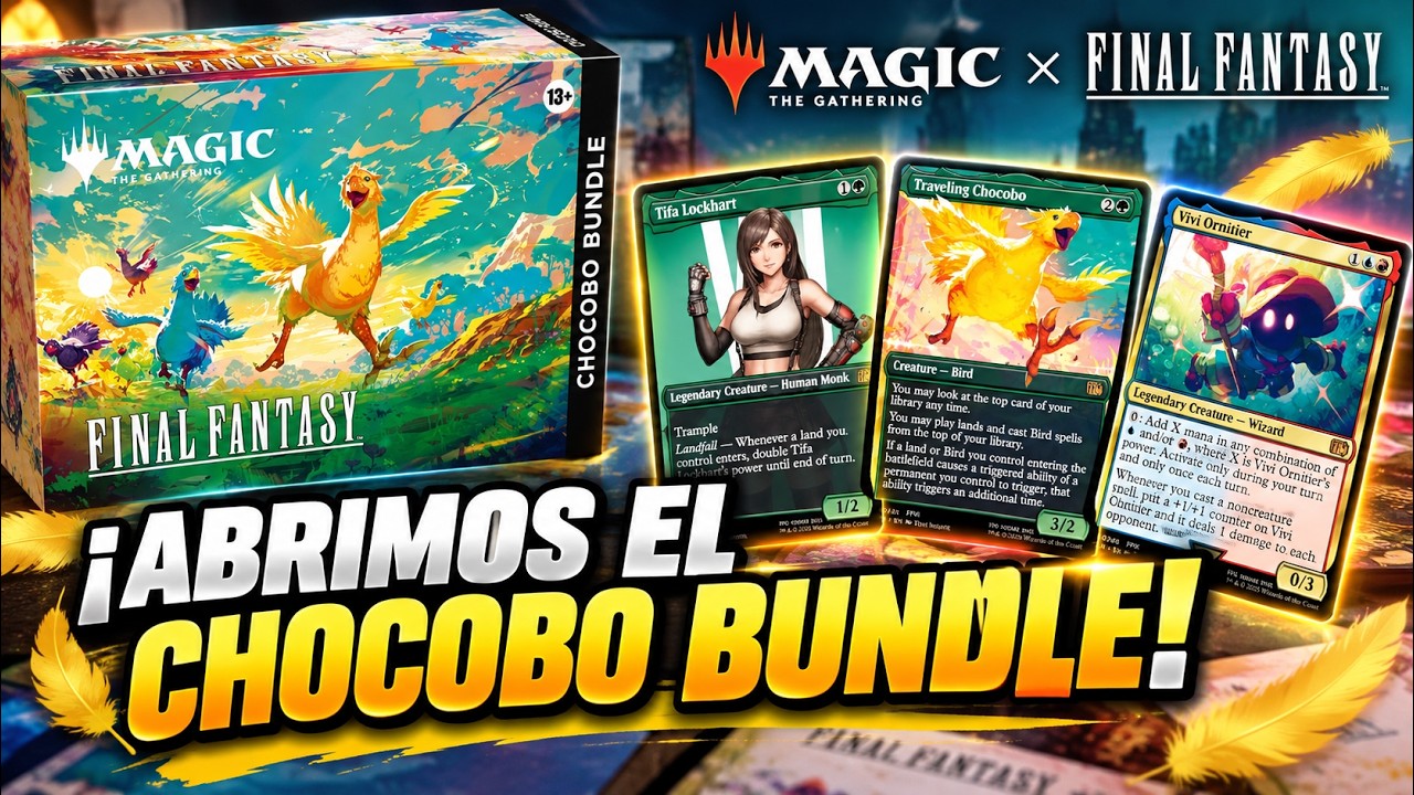 ¡ABRIMOS EL CHOCOBO BUNDLE! 🐤 Magic: The Gathering × FINAL FANTASY ...