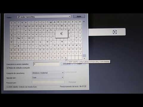 Vídeo: Como você digita o símbolo de diâmetro em um teclado?