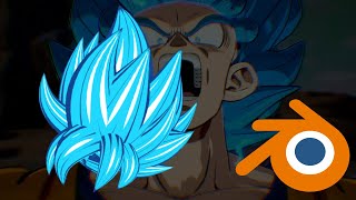 Dragon Ball-Styled Hair Shading Tutorial in Blender screenshot 1