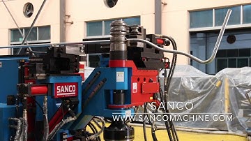 SANCO pipe bending rolling pushing punching machine for chair furniture