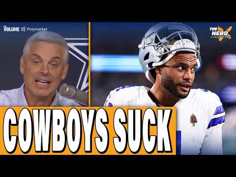 Buccaneers-Cowboys REACTION: Dak Prescott’s problem + Bears | Colin Cowherd: THE HERD NFL