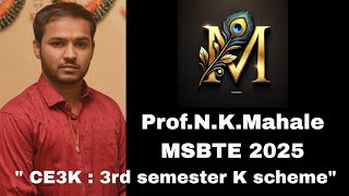CE3K K scheme MSBTE June 2025 Explained acoording to K scheme MSBTE Full explanation