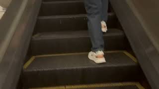 WMATA Up Platform Escalators at Foggy Bottom GWU Metro Station - Washington DC