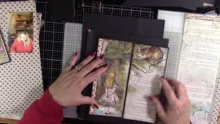 Alice in Wonderland Mini Album Part 8 ( Paper by Stamperia)