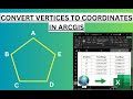 How to Convert Vertices to Coordinates in ArcGIS and Export to Excel