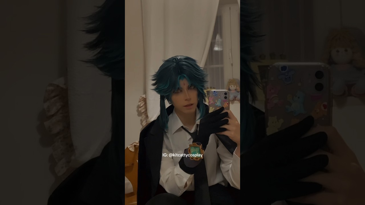 Xiao + suit? 😳 #cosplay #cosplayer #genshinimpact #genshinimpactcosplay #genshin #xiao #gaming