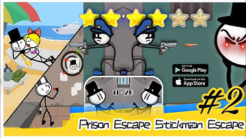 Prison Escape: Stickman Story - Gameplay Walkthrough Part 2 All Levels 11-20 ( COMPLETE )