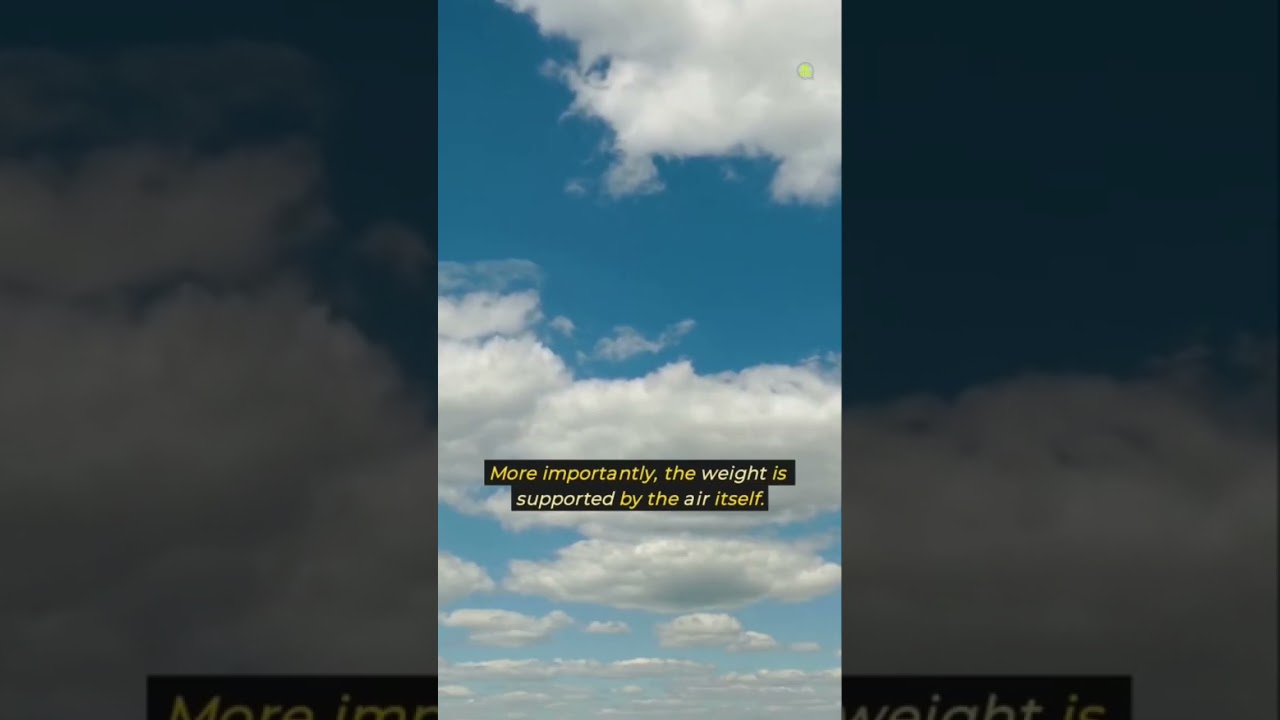 A cloud can weigh up to 500 tons, so why doesn't gravity pull it down? part 7. 