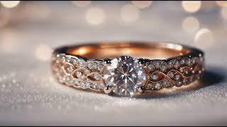Free Stock Videos - AI animation - sparkling ring, soft glows, gentle rotation screenshot 5