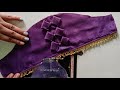 New fashionabl blouse sleeve design and stitching#blousedesign # baju ka design cutting