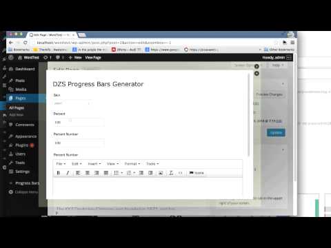 CodeCanyon, DZS Zoom Progress Bars - Install and Demo Usage