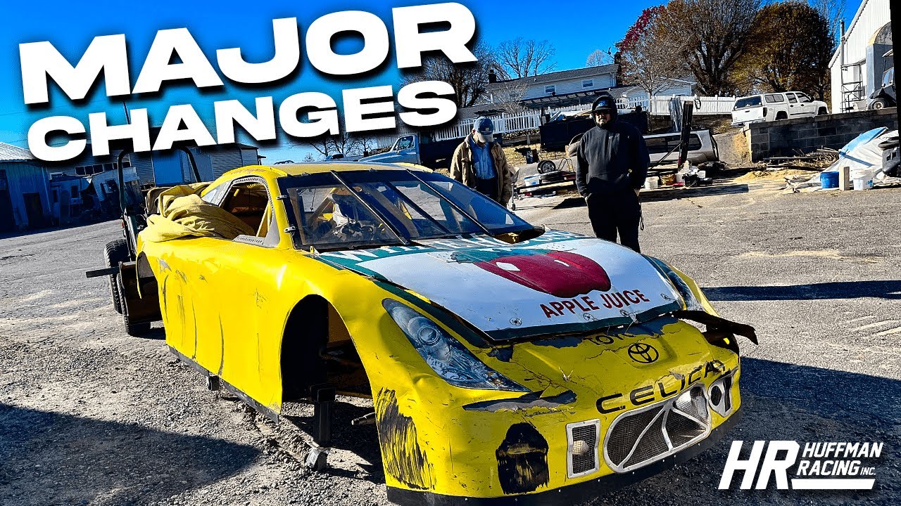 Major raceshop improvements! Moving the old out at Huffman Racing - YouTube