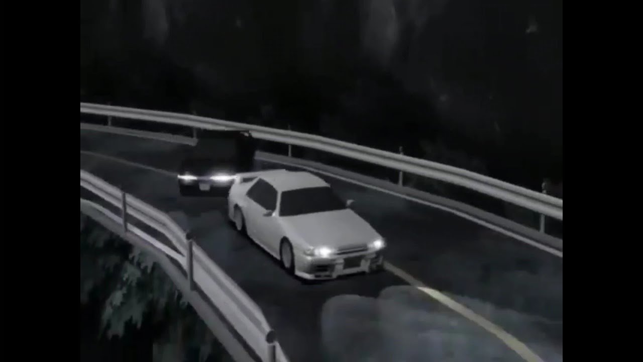 S13 vs. R32 ( Nakazato's flashback ) Full Battle Initial D First Stage ...