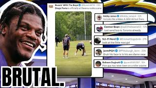 NFL Fans' BRUTAL REACTIONS to Diego Pavia's Ravens Camp Footage! NO MERCY!