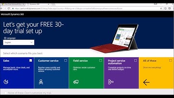 Dynamics 365 - Online Trial Instance Creation