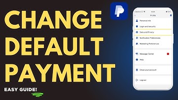 How to Change PayPal Default Payment