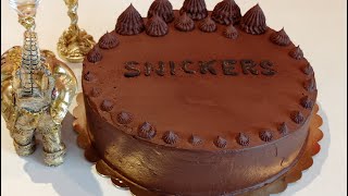 Очень Вкусный Торт Сникерс. Шоколадный Торт С Карамелью. Very Delicious Snickers Cake