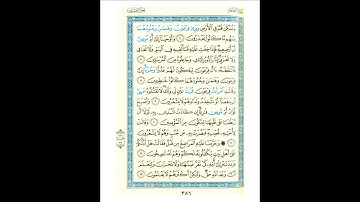 القرآن الكريم صفحة 386 برواية الليث أبي الحارث عن الكسائي   القارئ عبد الرشيد صوفي