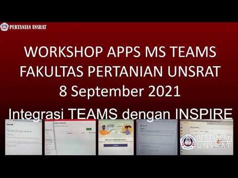 Integrasi TEAMS dalam INSPIRE Unsrat.