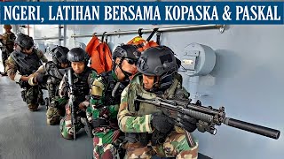 KOPASKA TNI-AL, DAN PASKAL TLDM MALAYSIA GELAR LATIHAN TEMPUR BERSAMA