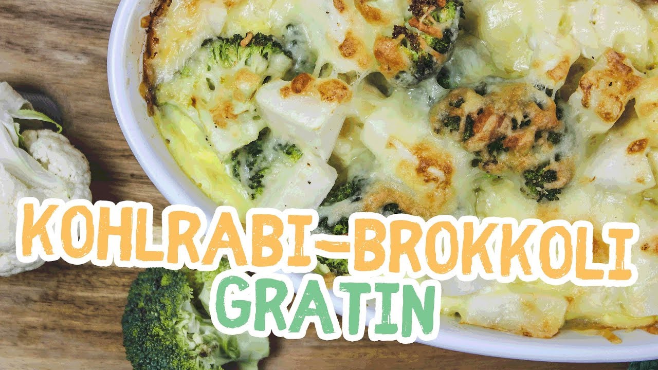 Kohlrabi-Brokkoli-Gratin - YouTube