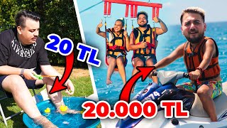 20TL  VS 20.000TL LÜKS TATİL! *Ucuz Orta PAHALI*