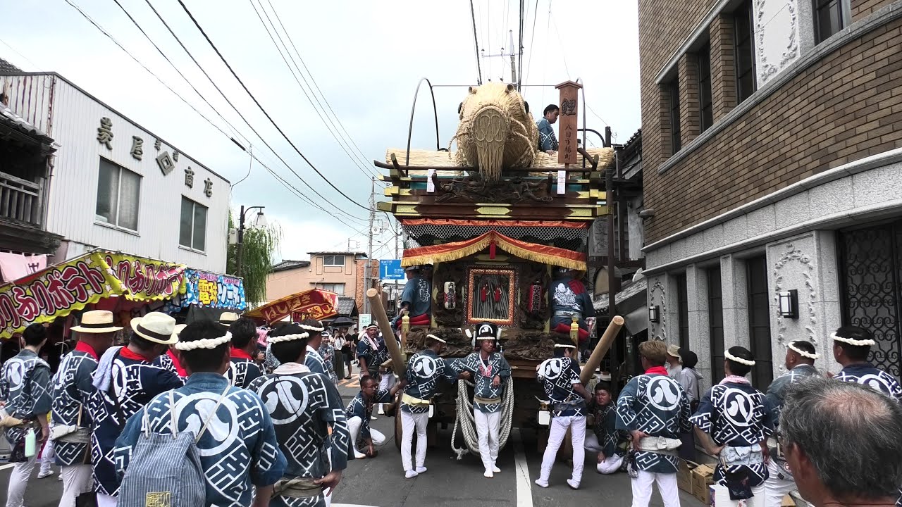八日市場　本宿祭禮楽日の午前（令和七年 佐原の大祭）