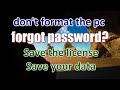 ✨ Forgot PASSPORT? How NOT to lose DATA and a Microsoft license. A Simple Solution