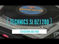 Technics SL dz1200 Teardown Clean and Mod