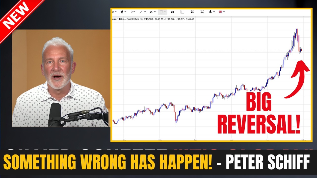 🚨 Peter Schiff ALERT: Gold & Silver Prices Going the WRONG WAY! Silver ...