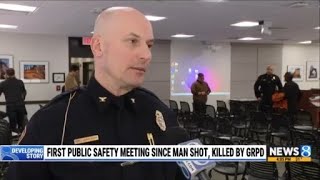 First public safety meeting since man shot, killed by GRPD