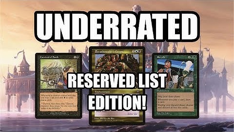 Ten Underrated Commander Cards From The Reserved List