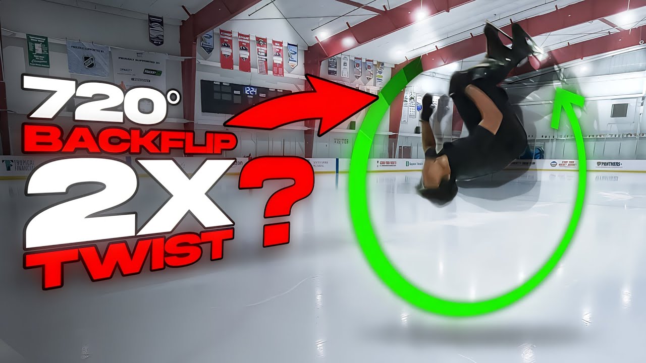 CAN I LAND THE WORLD'S FIRST DOUBLE FULL BACKFLIP ON ICE?
