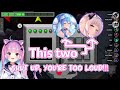 Aqua trying to do her task with Shion and Lamy disrupting her with noises【Hololive/ENG Sub】