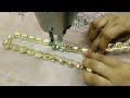 Party Wear Neck Design with Lace || Lace Neck Design making