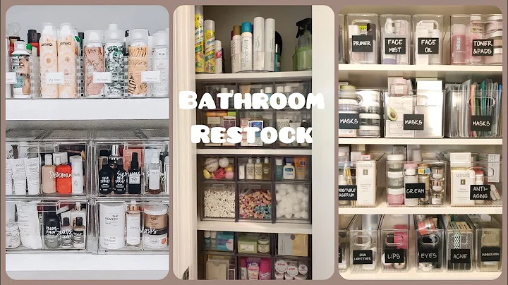 33 minutes of Random Restocking | bathroom restock and organizing Asmr | TikTok satisfying