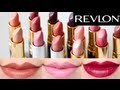 Revlon Super Lustrous Lipstick 14 Colors Swatches on lips