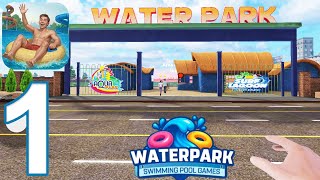 Waterpark Swimming Pool Games - Gameplay Walkthrough Part 1 - Tutorial (Android, iOS) screenshot 5