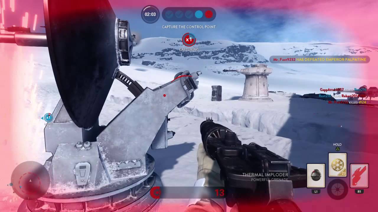 STAR WARS™ Battlefront - Airspeeder vs Thermal Implosion - YouTube