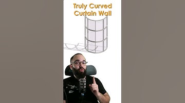 Truly Curved Curtain Wall in #revit