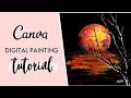 Digital Painting Tutorial for Beginners | Digital Art | Canva