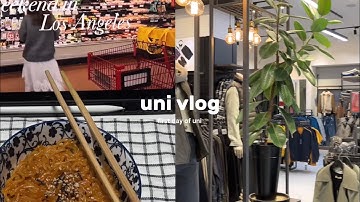 first day of uni VLOG 📓 | early lectures, campus tour , hanging out 🍝